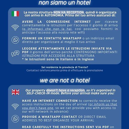 Casa Mia - No Reception Bed & Breakfast Trento Ngoại thất bức ảnh